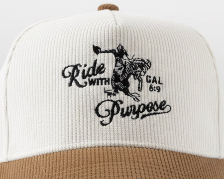 The Ride with Purpose Corduroy Hat — Natural