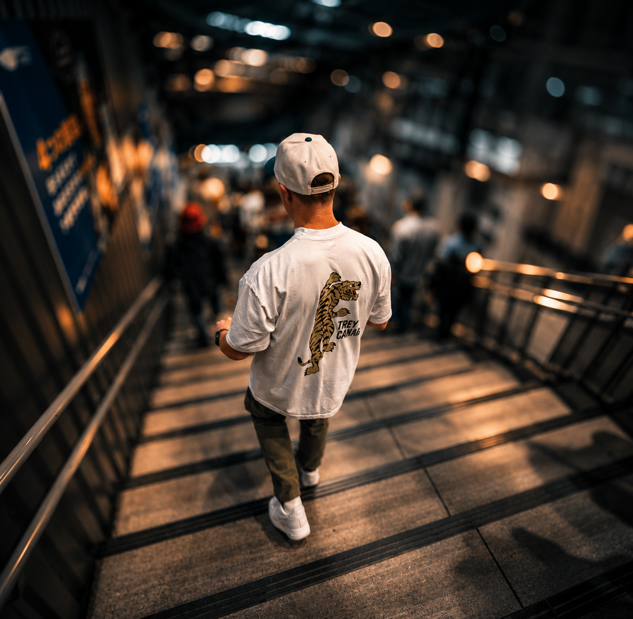 Tokyo Test Pilot Tiger Tee — White