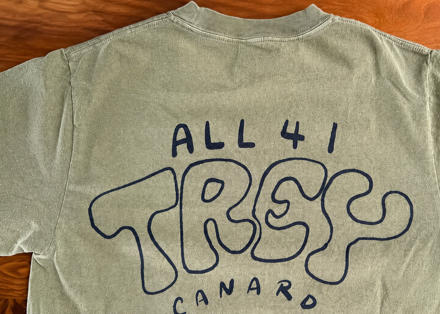 All 41 Graffiti Tee — Faded Army