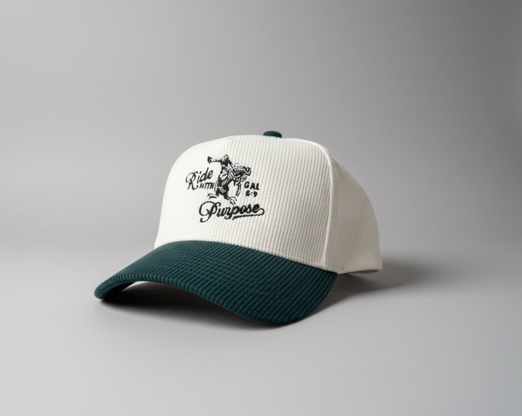 The Ride with Purpose Corduroy Hat — Spruce