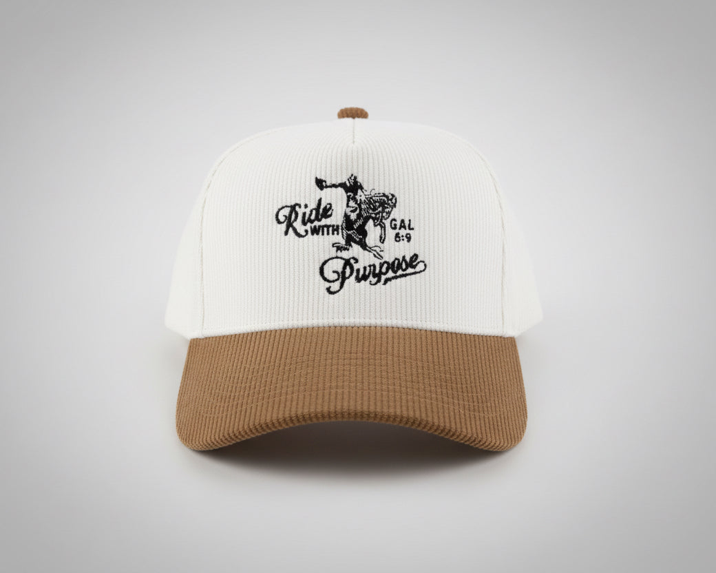 The Ride with Purpose Corduroy Hat — Natural