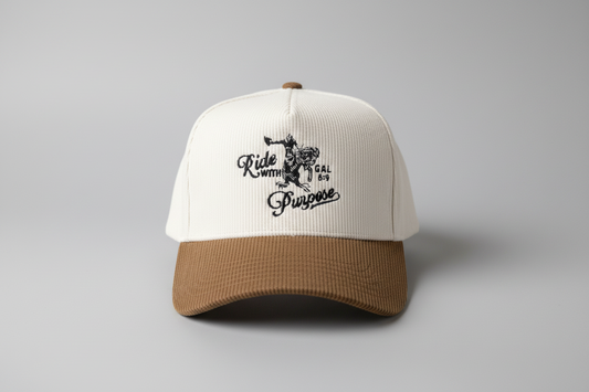 The Ride with Purpose Corduroy Hat — Natural