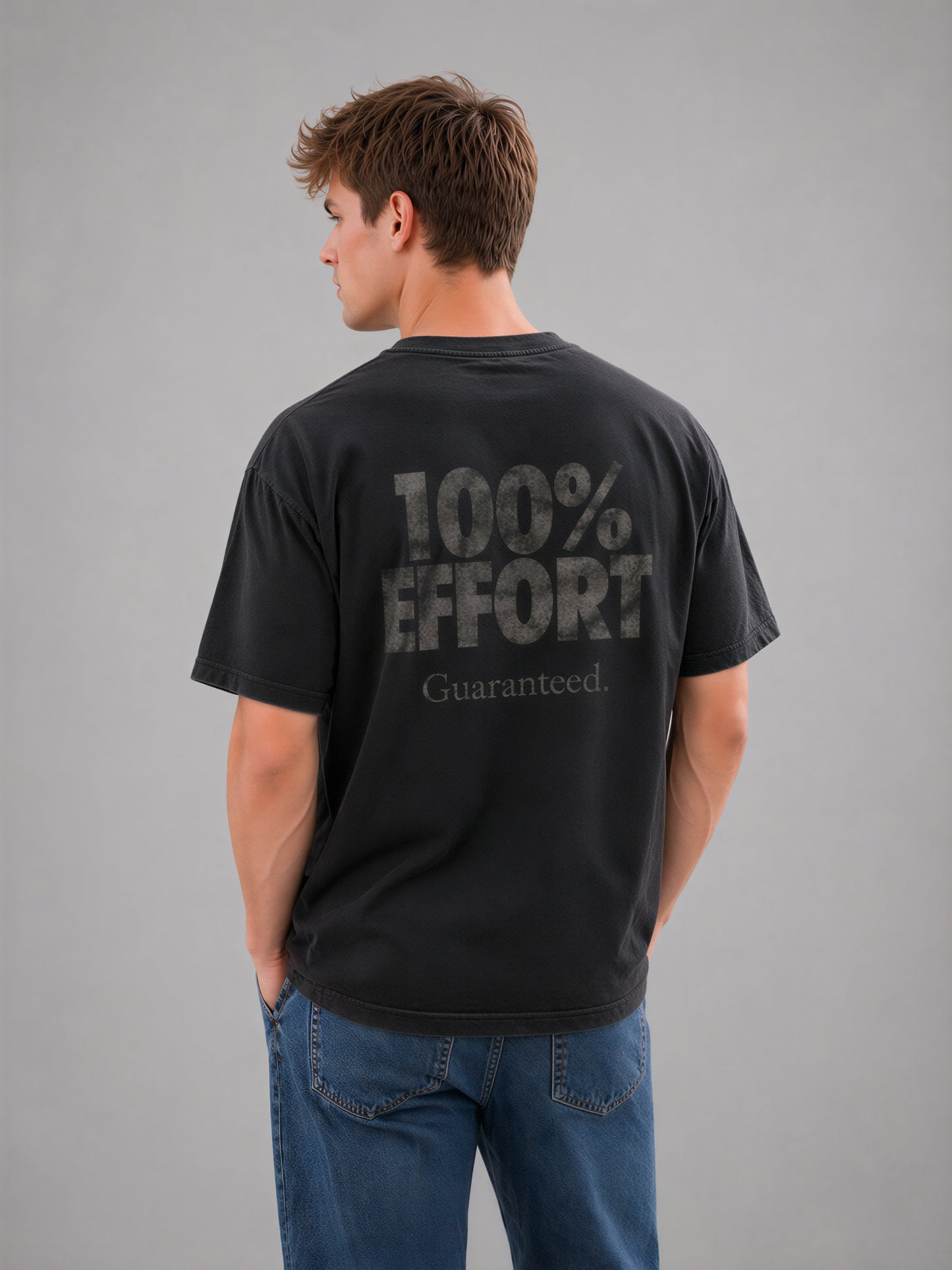 100% EFFORT Tee — Black