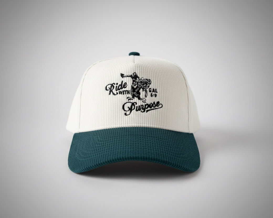 The Ride with Purpose Corduroy Hat — Spruce