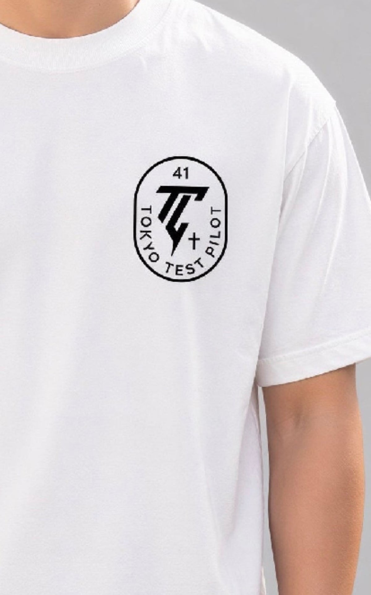 Tokyo Test Pilot Tiger Tee — White