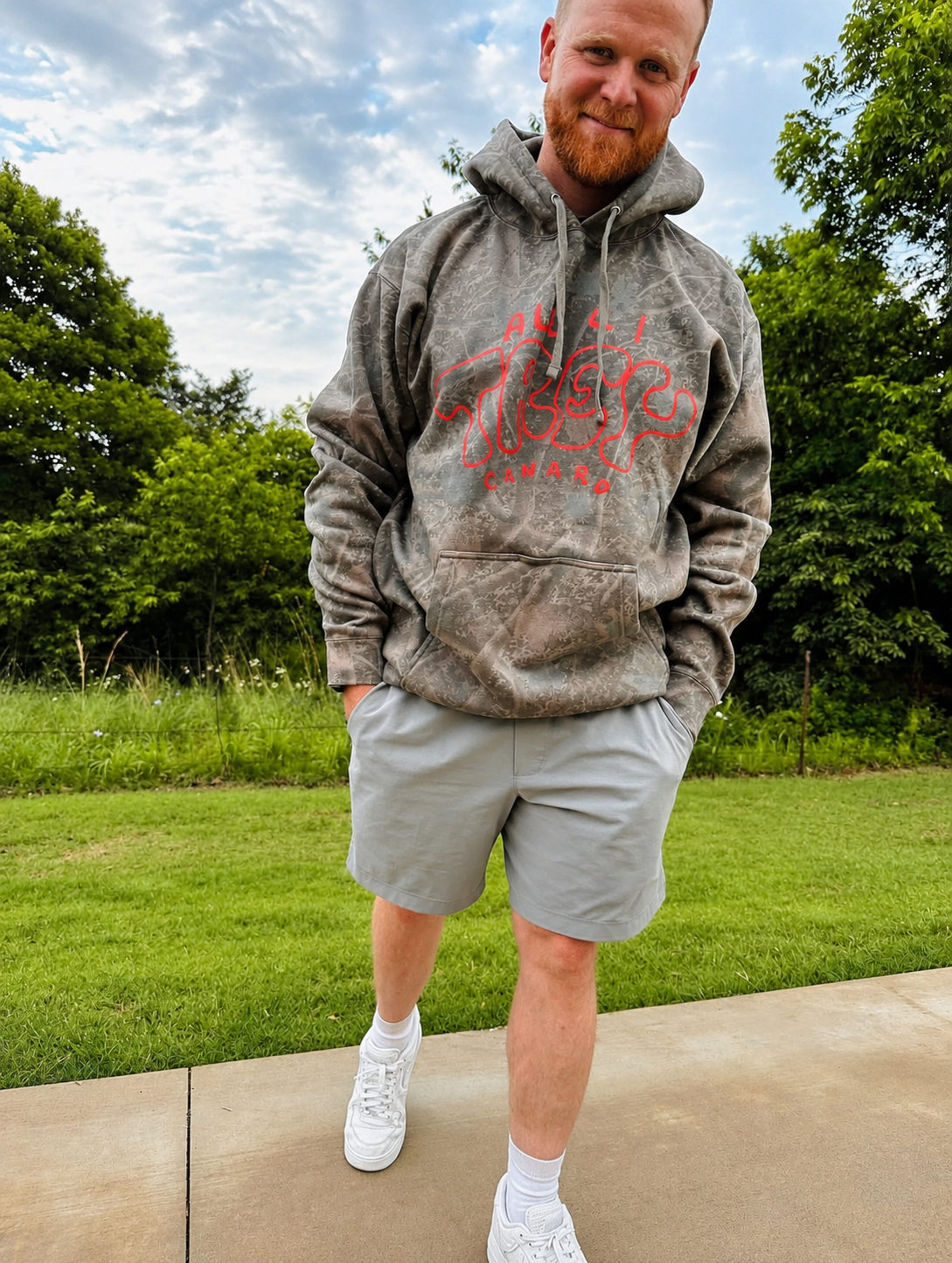 All For One Premium Hoodie — Camo