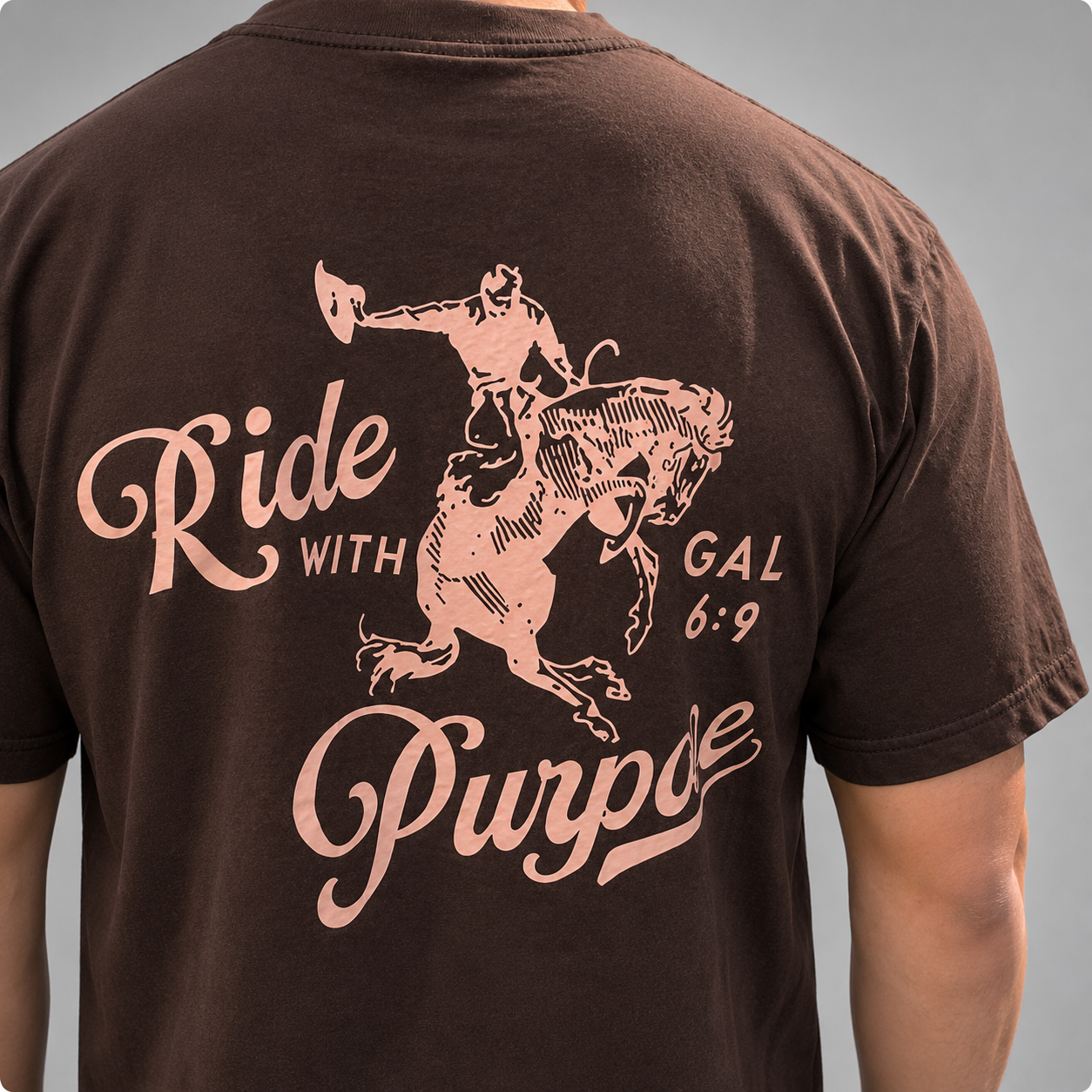 The Ride with Purpose Tee — Chocolate