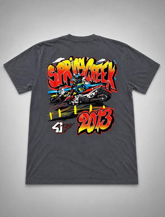 Spring Creek 2013 Limited  — Regular Fit Tee in Black Pigment