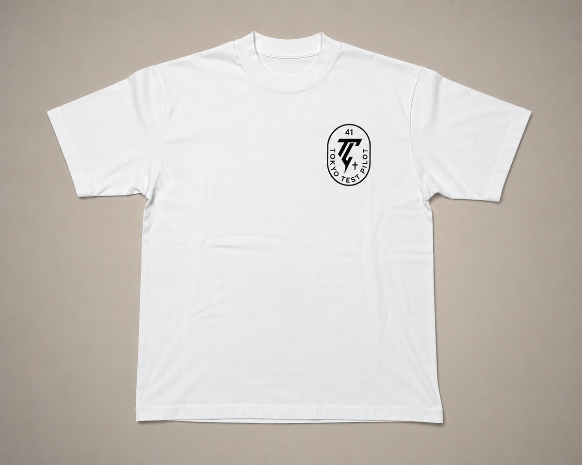 Tokyo Test Pilot Tiger Tee — White