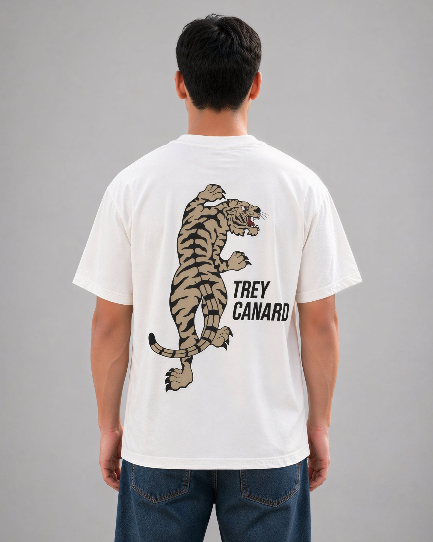 Tokyo Test Pilot Tiger Tee — White