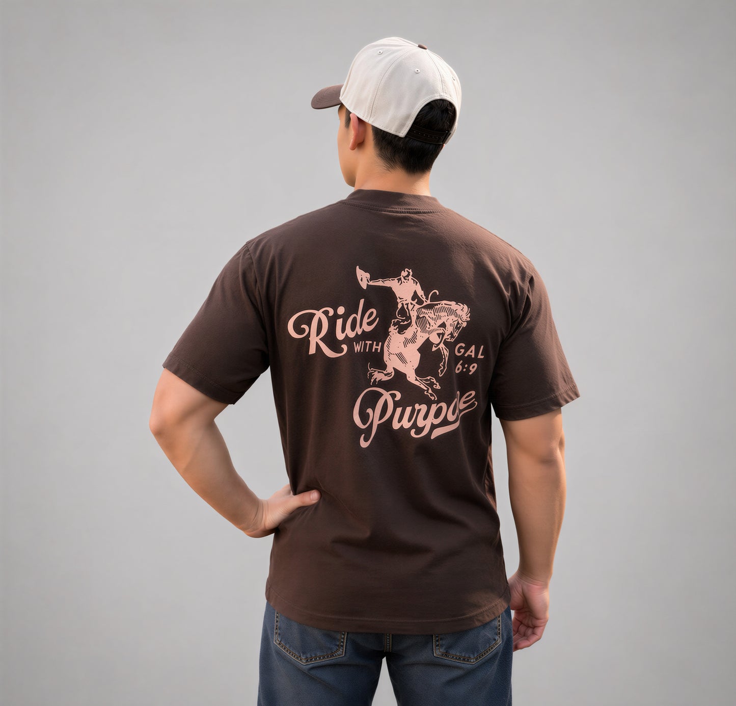 The Ride with Purpose Tee — Chocolate
