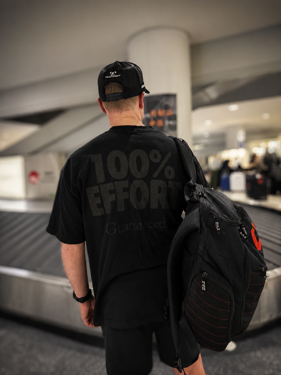 100% EFFORT Tee — Black