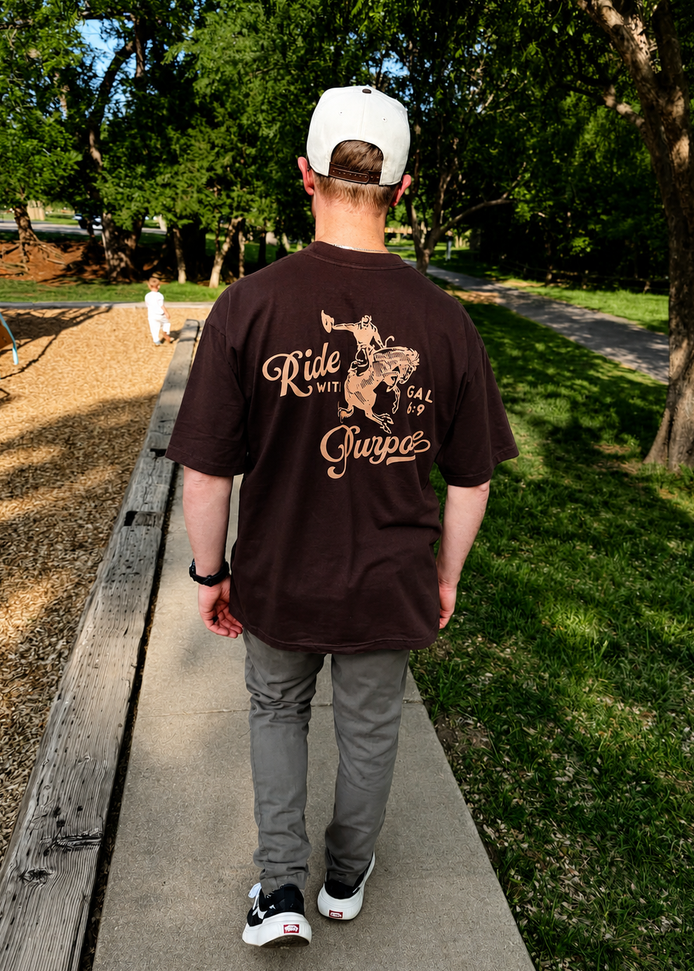 The Ride with Purpose Tee — Chocolate